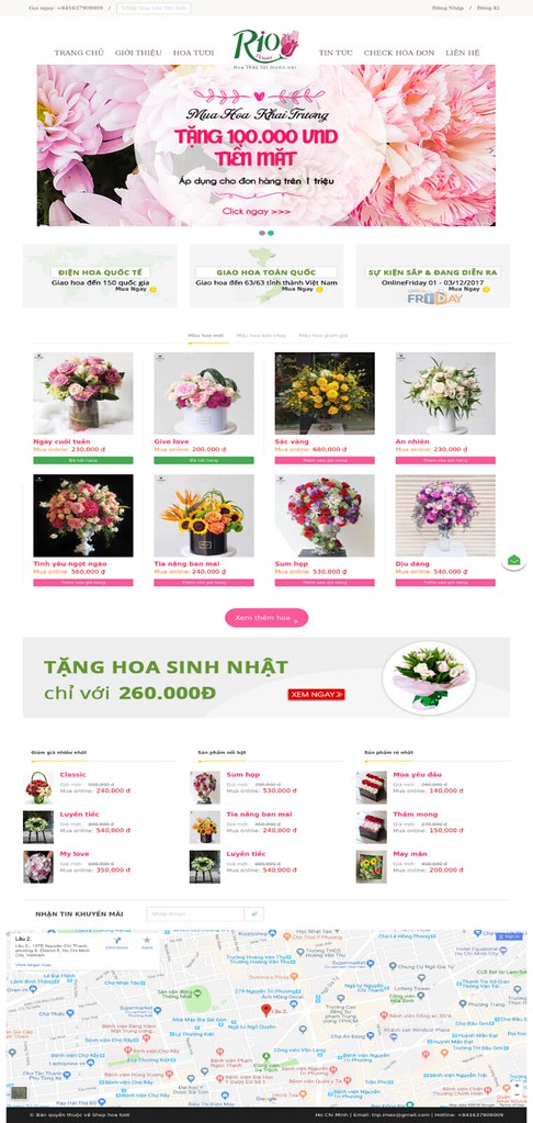 share code Shop bán hoa, có trang chủ, xem chi tiết, đặt hàng, ...  quản lý các thứ của cửa hàng
